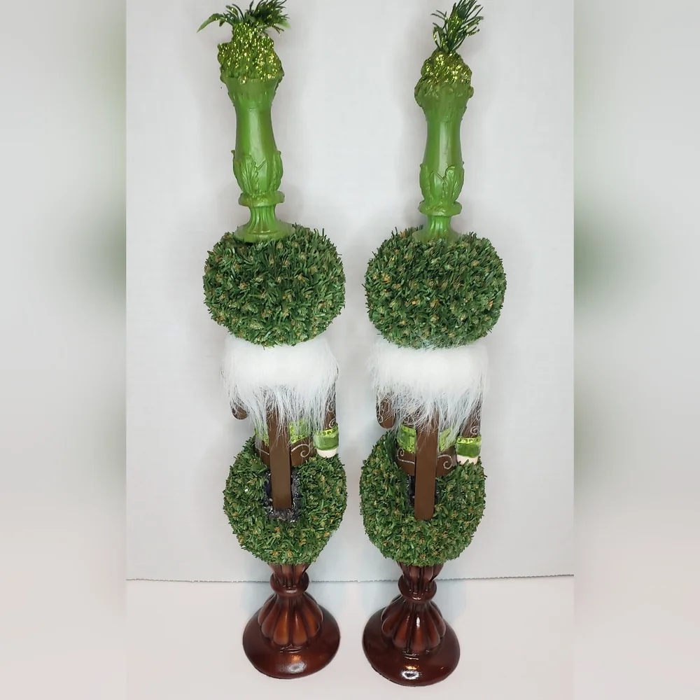 Nutcracker Topiary Set Of 2 - Picture 5 of 7